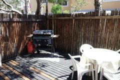 Patio con parrilla