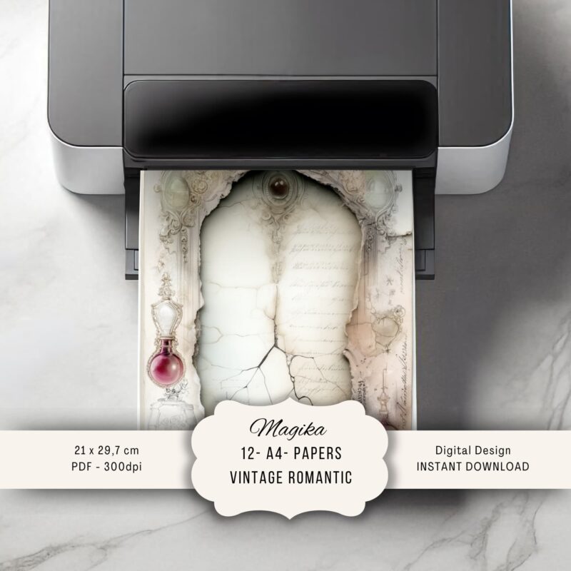 Vintage Romantic Papers & Tags